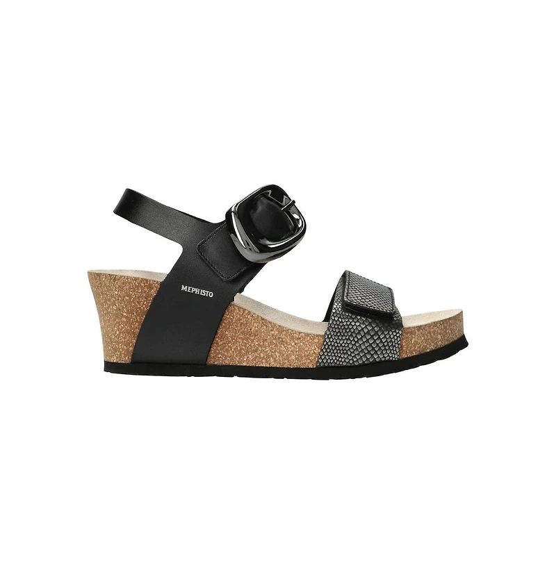 Mephisto Women's Leandre Wedge Sandal Havana