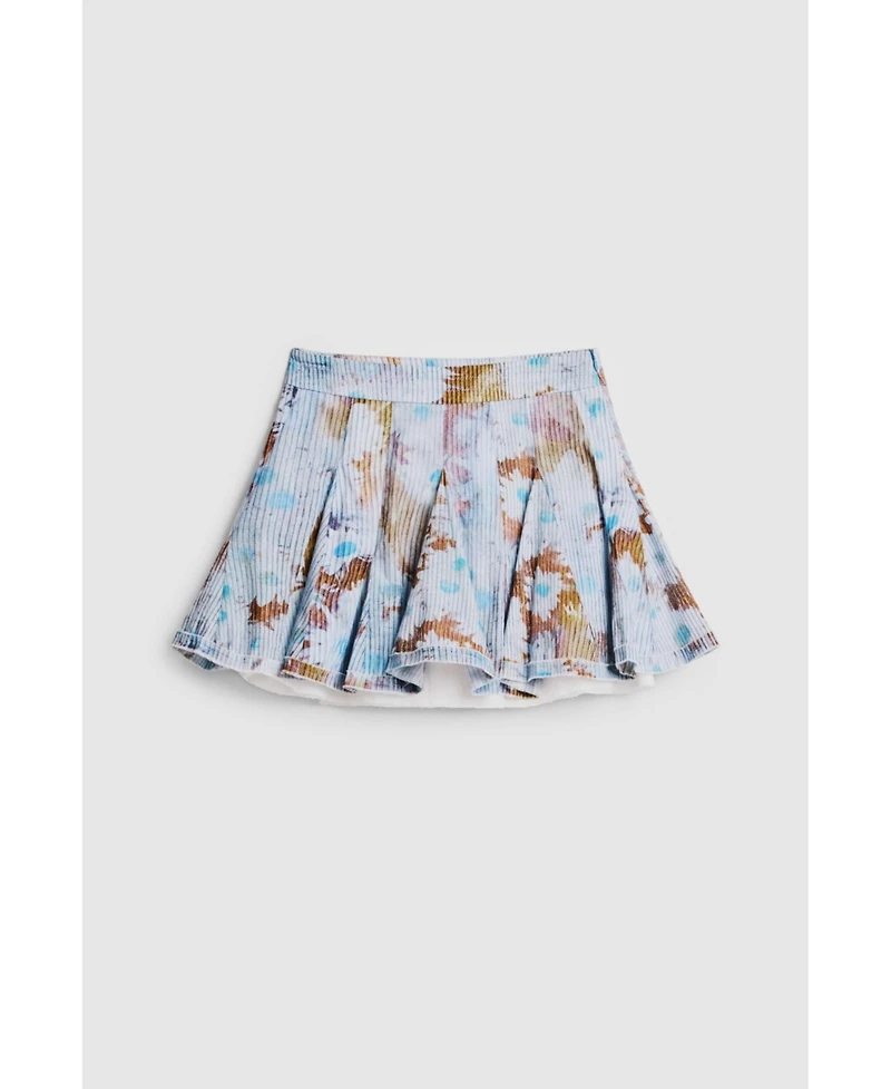 Desigual Women's Mini pleated floral skirt
