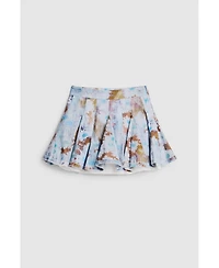 Desigual Women's Mini pleated floral skirt