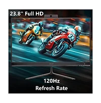 24" All-in-One Desktop Intel Core i3 1305U 8GB Ram Intel Uhd Graphics 512GB Ssd Windows 11 Home Full Hd Ips 120Hz - Black