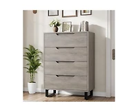 gaomon 4-Drawer Dresser for Bedroom, Freestanding Storage Chest.