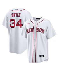 Nike Men's David Ortiz White Boston Red Sox Home Replica Player Jersey