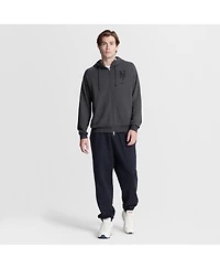 Nike Men's Anthracite New York Mets Authentic Collection Player Raglan Dri-fit Full-Zip Hoodie