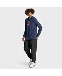 Nike Men's Navy Boston Red Sox Authentic Collection Dri-fit Long Sleeve Hoodie