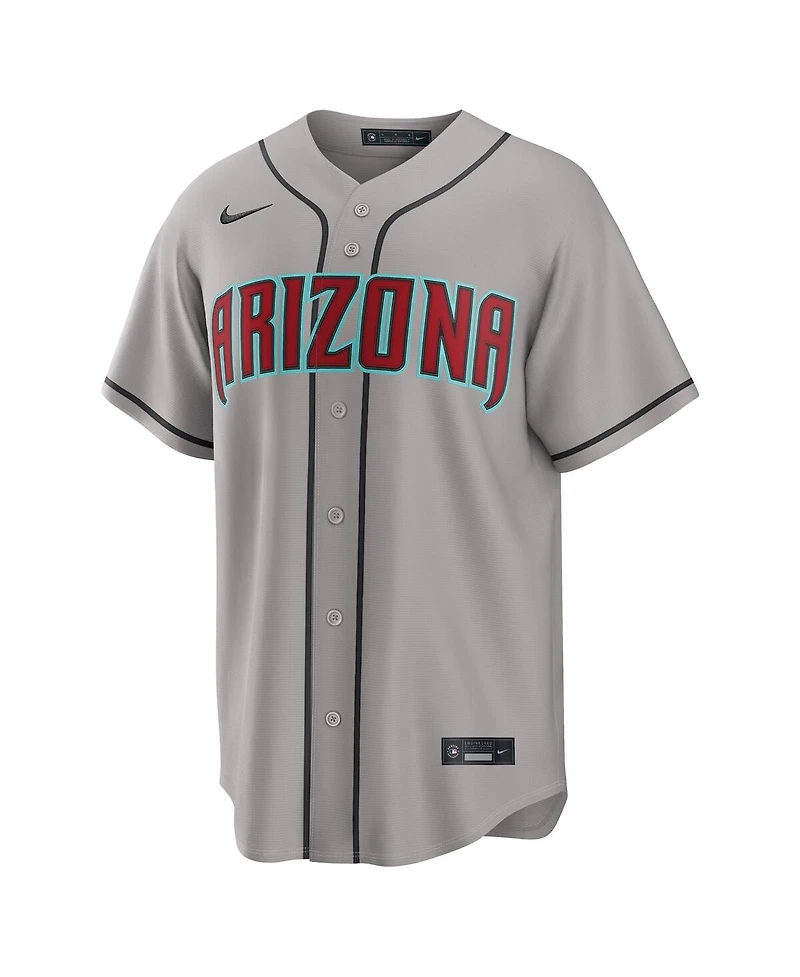 Nike Men's Corbin Carroll Gray Arizona Diamondbacks Road Replica Jersey