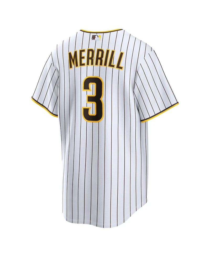 Nike Men's Jackson Merrill White San Diego Padres Home Replica Player Jersey