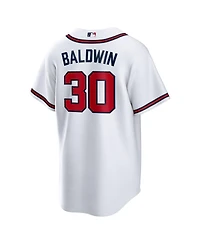 Nike Men's Drake Baldwin White Atlanta Braves Home Replica Jersey