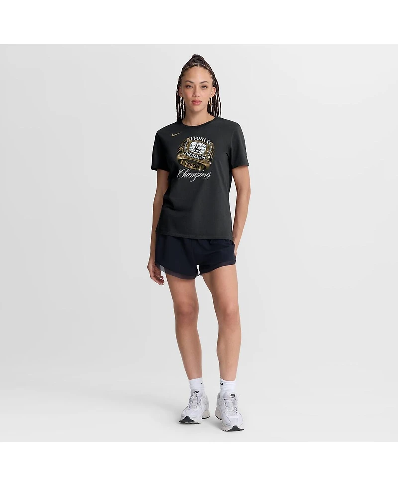 Nike Women's Black Los Angeles Dodgers 2026 Gold Collection Graphic T-Shirt