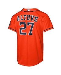 Nike Big Boys and Girls Jose Altuve Orange Houston Astros Alternate Stadium Jersey