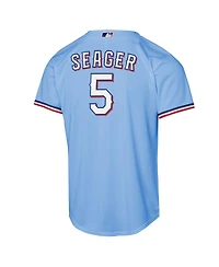 Nike Big Boys and Girls Corey Seager Light Blue Texas Rangers Alternate Replica Jersey