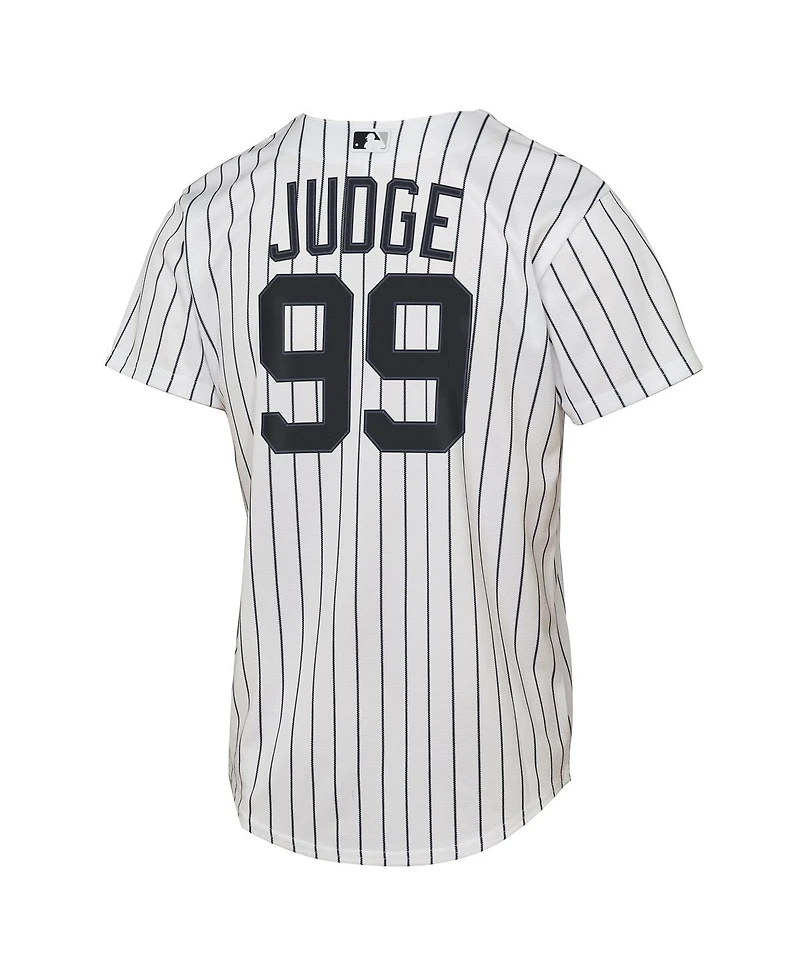 Nike Big Boys and Girls Aaron Judge White New York Yankees Home Replica Player Jersey