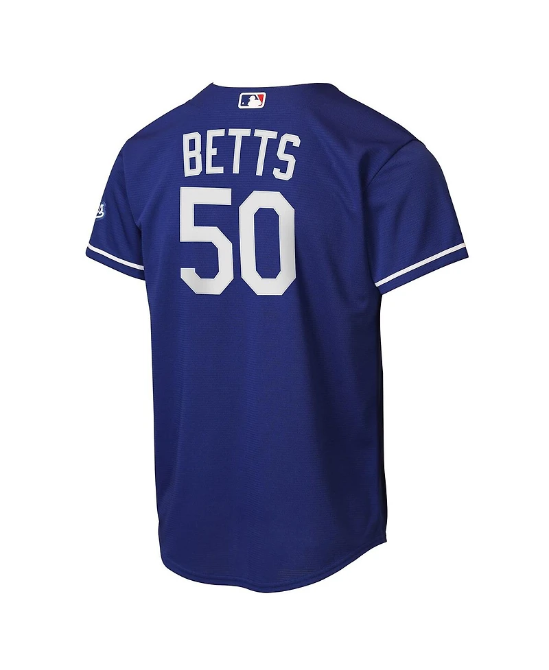 Nike Big Boys and Girls Mookie Betts Royal Los Angeles Dodgers Alternate Stadium Jersey
