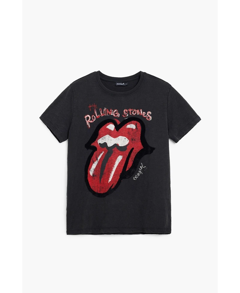 Desigual Women's Rolling Stones short-sleeve T-shirt