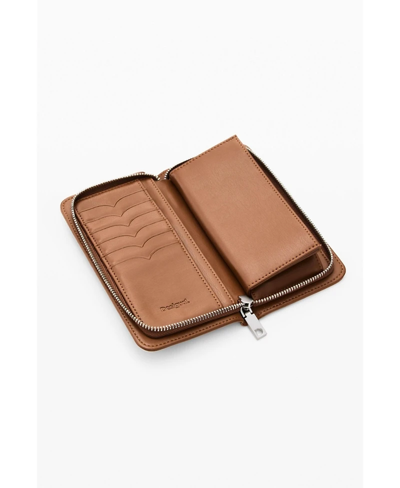 Desigual Women's Medium embroidered wallet