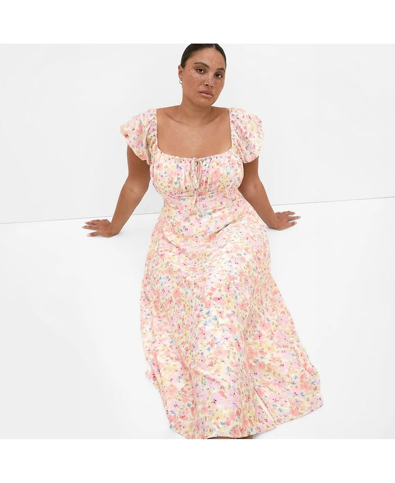 City Chic Women's Amalie Print Maxi Dress