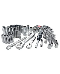 Gnuadz Socket Set 1/4 & 3/8 Inch Drive Sae Metric 105-Piece Mechanics Tool Kit