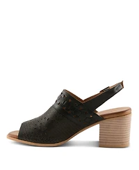 Spring Step Women s Sunela Slingback Sandal with Laser-cut Style and Comfort