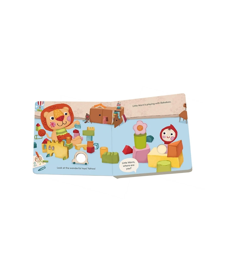 Bababoo and friends Lolo Elephant Hide-and-Seek Book & Plush Set