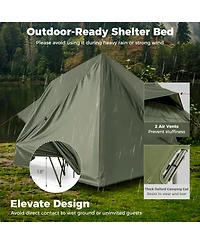 Slickblue Foldable 2 Person Camping Cot Tent Pop Up Shelter with Bag