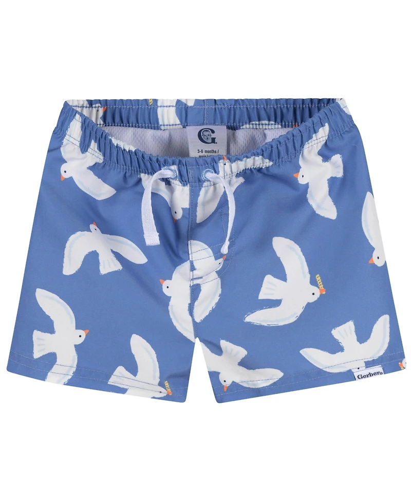 Gerber Toddler Boys 2-Piece Rashguard and Trunks Set