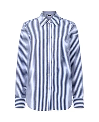 Whistles Women's Relaxed Fit Stripe Shirt