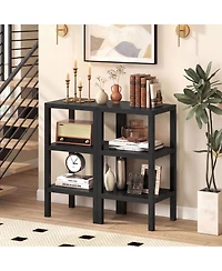 Sugift 6-Tier Plastic Modular Storage Shelves for Living Room and Kitchen