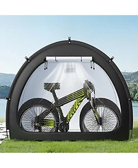 Sugift Waterproof 4-5 Bike Storage Tent with High Strength Fiberglass Frame for Outdoors