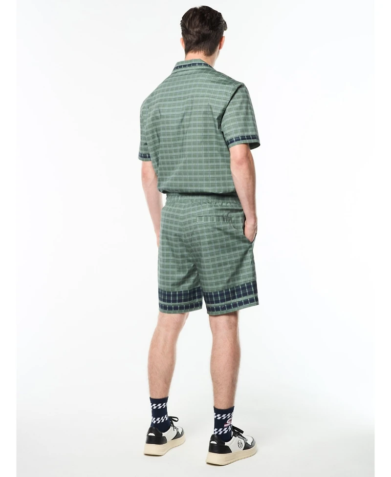 Sergio Tacchini Men's Quadretto Cabana Short