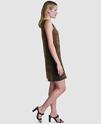 Dkny Women's Sleeveless Printed Dress