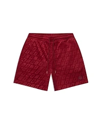 Sergio Tacchini Men's Bandiera Debossed Velour Short