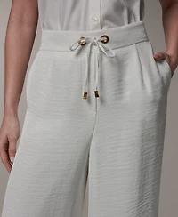 Donna Karan New York Women's Ripple Wide Leg Pants