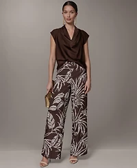 Donna Karan New York Women's Printed Mid Rise Pants