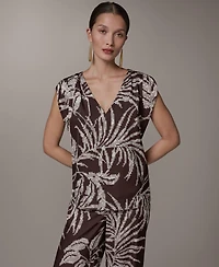 Donna Karan New York Women's V-Neck Top