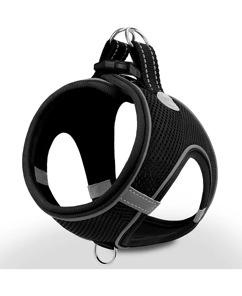 Aronkl Step-in Dog Harness Breathable Mesh Reflective Soft Padded for Small Dogs Cats