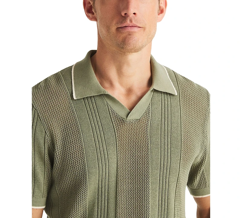 Nautica Men's Short-Sleeve Polo Sweater