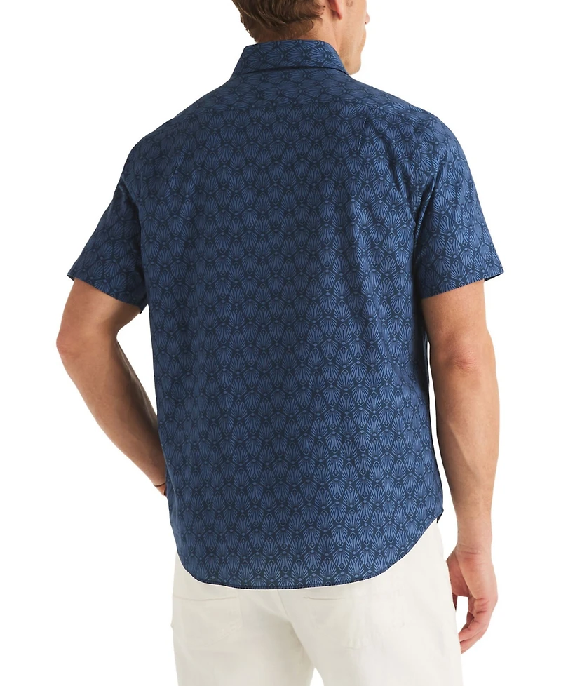Nautica Men's Short-Sleeve Shell Print Shirt