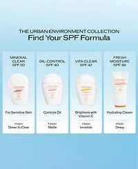 Shiseido Urban Environment Mineral Clear Sunscreen Spf 50, 1.6 oz.