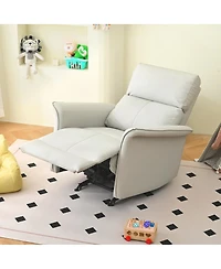 Streamdale Furniture Pu Leather Rocking Recliner Chair
