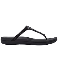 FitFlop Women's Solay Mixed-Crystal Wedge Sandals