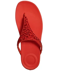 FitFlop Women's Solay Mixed-Crystal Wedge Sandals