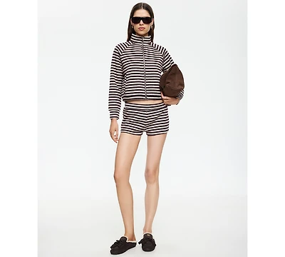 Lioness Women's Striped Funnel Neck Jacket