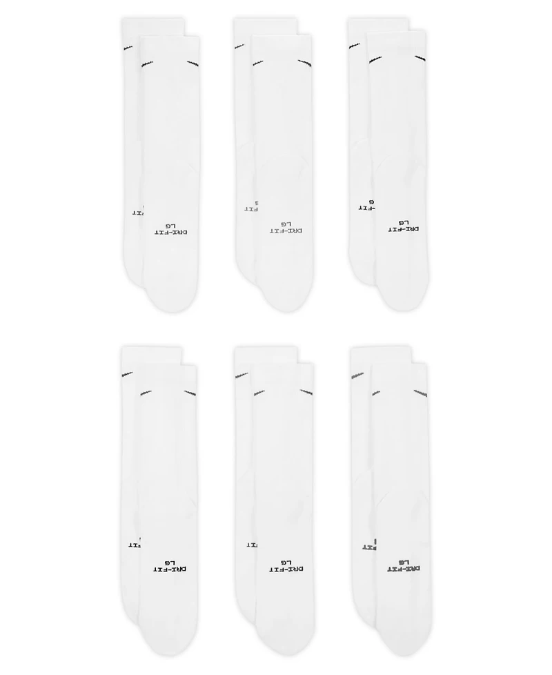 Nike Men's Elevated Everyday Crew Socks, 6-Pack