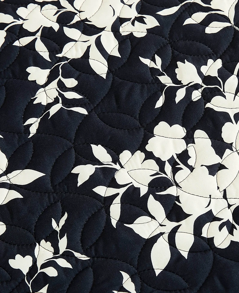 Nine West Silhouette Floral 3-Pc. Quilt Set