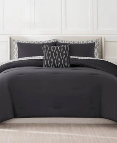Nine West Nouveau Geometric Bed In A Bag Comforter Set