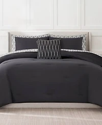 Nine West Nouveau Geometric Bed In A Bag Comforter Set
