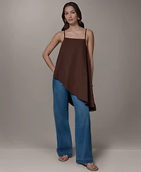 Donna Karan Weekend Women's Square Neck Cami Blouse