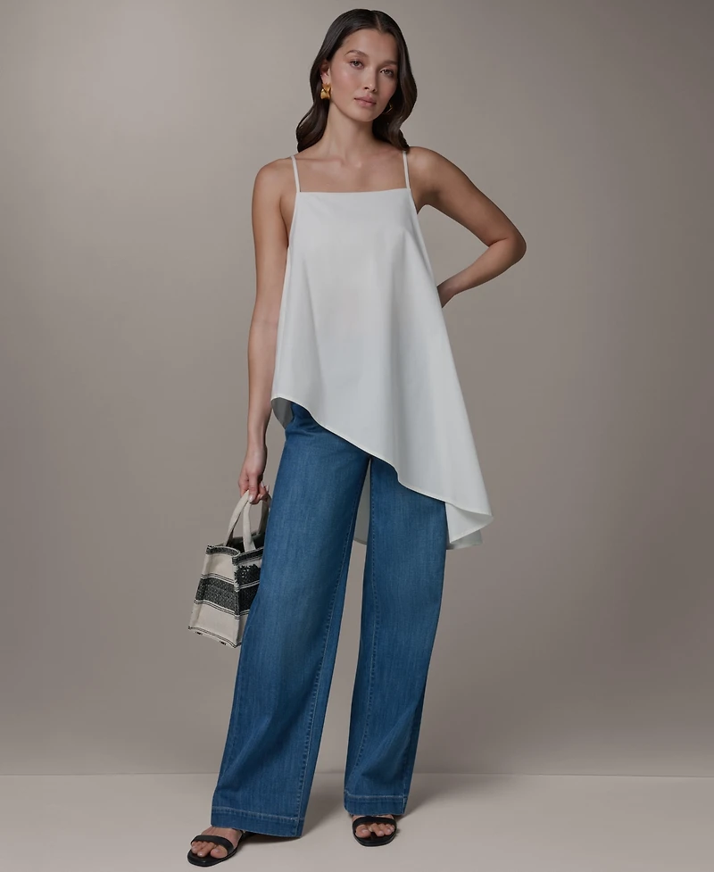 Donna Karan Weekend Women's Square Neck Cami Blouse