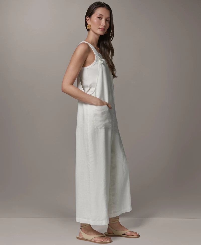 Donna Karan Weekend Women's Oversized Crop Jumpsuit