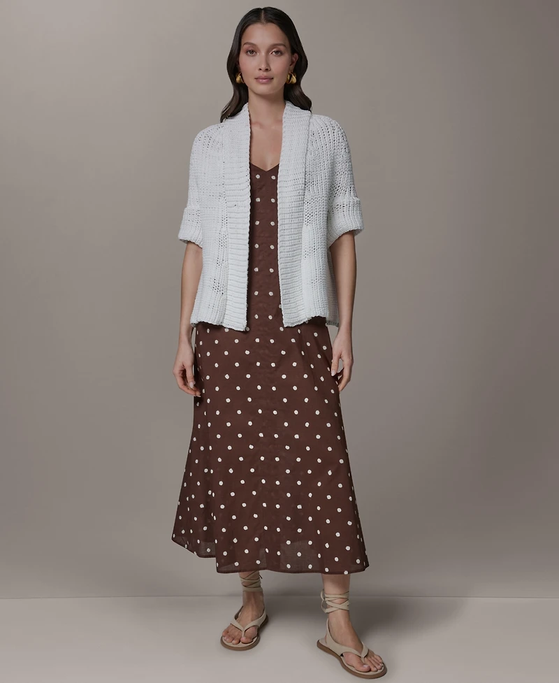 Donna Karan Weekend Women's Drop Shoulder Cardigan