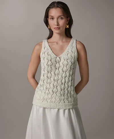 Donna Karan Weekend Women's Double V-Neck Tank Top